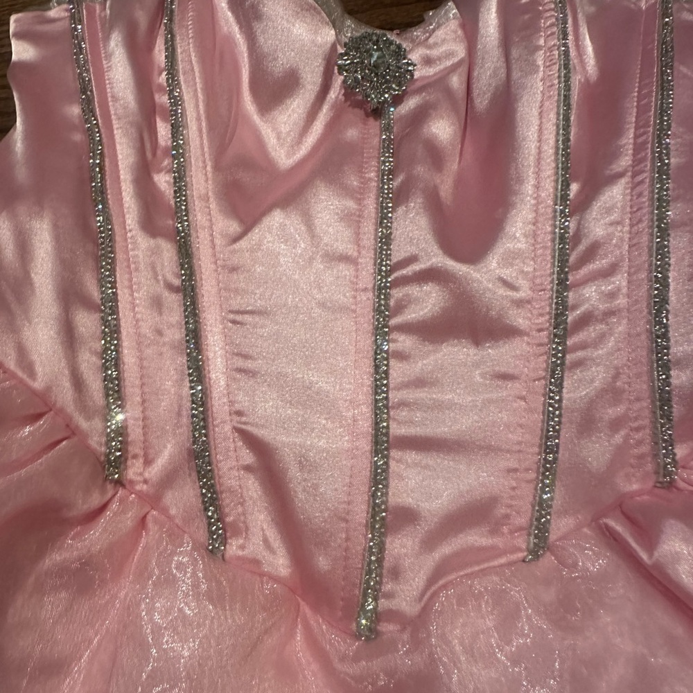 Dolls Kill Glinda Wicked Bubbly witch Pink Fairy Costume M NWT - Picture 6 of 14